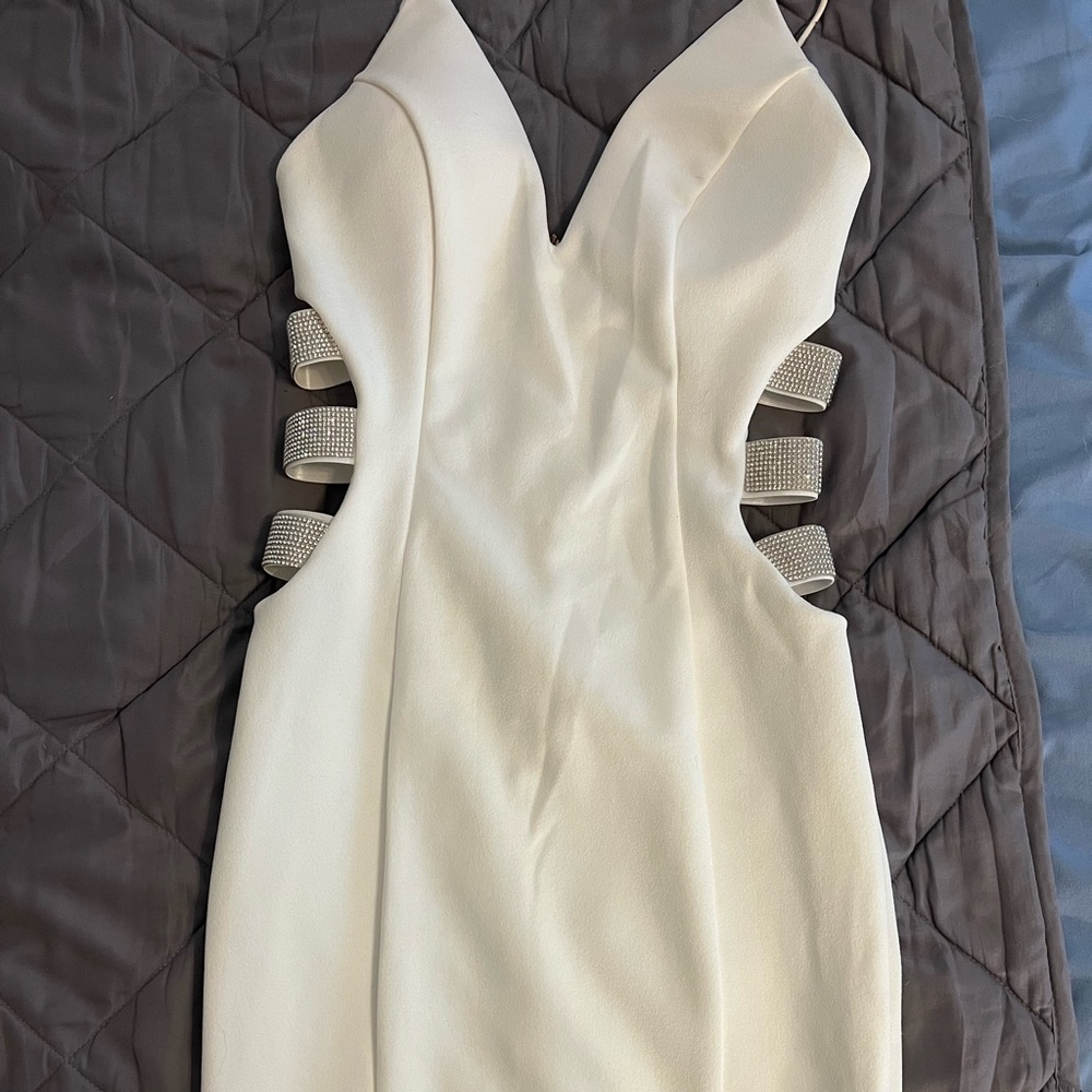 White homecoming dress